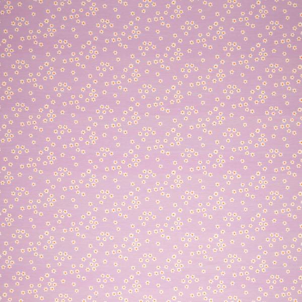 Baumwoll-Jersey Choose Happy Jersey by Käselotti, Blümchen, flieder
